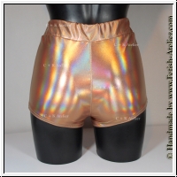 Holo Leder Hotpants