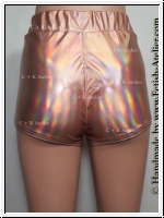 Holo Leder Hotpants