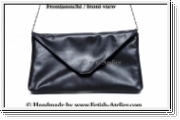 Real leather clutch