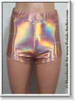 Holo Leder Hotpants